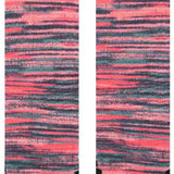 Stance Dusk to Dawn Snow Crew Sock 2024 - A pair of crew socks with a pink and grey marbled pattern.