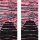 Stance Dusk to Dawn Snow Crew Sock 2024 - A pair of crew socks with a pink and grey marbled pattern.
