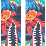 Stance Kids Bomin Snow Crew Sock 2024 - A pair of snow socks with a colorful design featuring orange, blue, and green hues.