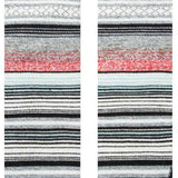 Stance Kids Curren Snow SB Sock 2024 - A pair of snowboard socks with a red and white patterned design on a gray background.