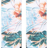 Stance Kids Flowerful Snow Sock 2024 - A pair of colorful snow socks with a floral pattern in shades of pink, blue and yellow.