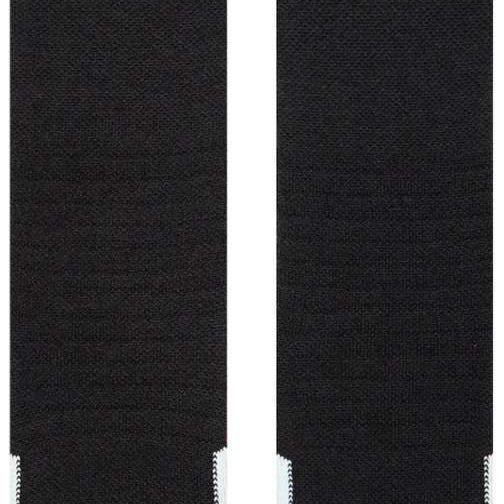 Stance Maliboo Snowboard Socks 2023 - Black socks with a blue stripe and white logo on top.