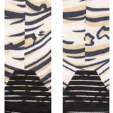 Stance Mummy T Snow Sb Sock 2024 - A pair of white socks with a mummy design and black stripes.