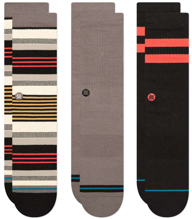 Stance Parallels 3 Pack Crew Sock 2024