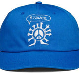 Stance Standard Adjustable Cap 2023 - Black cap with white embroidered logo on front and adjustable strap in back.