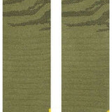 Stance WU TANG World Snowboard Socks 2023 - Olive green socks with yellow logo and black band at top.