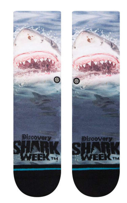 Stance Kids' Shark Week Crew Socks 2022-2023