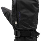 Swany Arctic Mitten - A black mitten with a zipper on the side and a strap at the wrist.