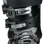 Tecnica Ladies Mach Sport HV 65 Ski Boots 2024 - Black ski boots with silver buckles and straps.