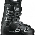 Tecnica Ladies Mach Sport HV 65 Ski Boots 2024 - Black ski boots with white lettering and silver buckles.