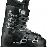 Tecnica Ladies Mach Sport HV 65 Ski Boots 2024 - Black ski boots with white lettering and silver buckles.