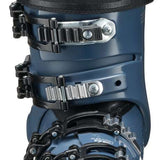 Tecnica Ladies Mach Sport MV 75 Ski Boot 2022-2023 - A dark gray ski boot with a black strap and buckle.