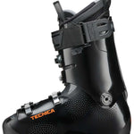Tecnica Mach Sport HV 100 Ski Boots 2024 - Black ski boots with silver buckles and straps.