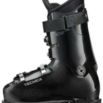 Tecnica Mach Sport HV 70 Ski Boots 2024 - Black ski boots with silver buckles and straps.