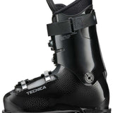 Tecnica Mach Sport HV 70 Ski Boots 2024 - Black ski boots with silver buckles and straps.