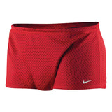 Nike Men's Reversible Mesh Drag Suit 2010 - A red mesh suit with a white Nike logo on the left leg.