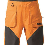 ThirtyTwo Basement Shell Bib Pant 2024 - Black bib pant with orange accents and ThirtyTwo logo on left leg.