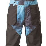 ThirtyTwo Basement Shell Bib Pant 2024 - Black bib pants with a subtle white pattern on the lower legs.
