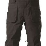 ThirtyTwo Basement Shell Bib Pant 2024 - Black bib pants with adjustable straps and zippered pockets.