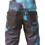ThirtyTwo Basement Shell Bib Pant 2024 - Black bib pant with white logo on left leg and black straps.
