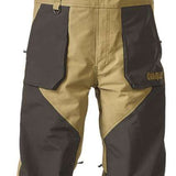 ThirtyTwo Basement Shell Bib Pant 2024 - Black bib pant with white logo on left leg and black straps.