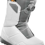 ThirtyTwo Women's Shifty BOA Snowboard Boot 2024 - A gray and white snowboard boot with a textured pattern on the upper material, featuring a BOA closure system.