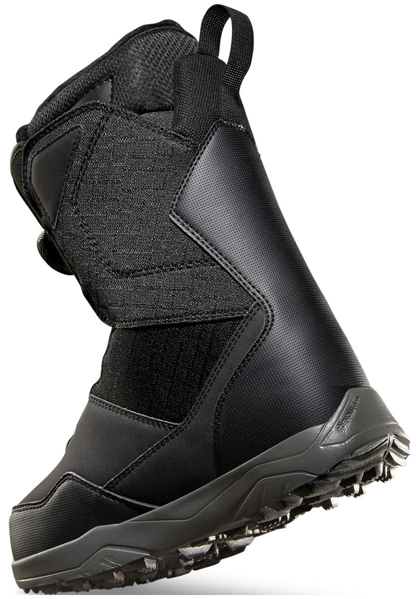 ThirtyTwo Women's Shifty BOA Snowboard Boot 2023 - Black snowboard boot with a textured pattern on the toe and heel areas.