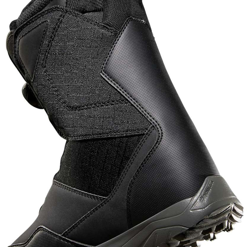 ThirtyTwo Women's Shifty BOA Snowboard Boot 2023 - Black snowboard boot with a textured pattern on the toe and heel areas.