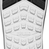 ThirtyTwo Lashed x Bomb Hole Snowboard Boots 2024 - Black rubber outsole with a textured tread pattern.