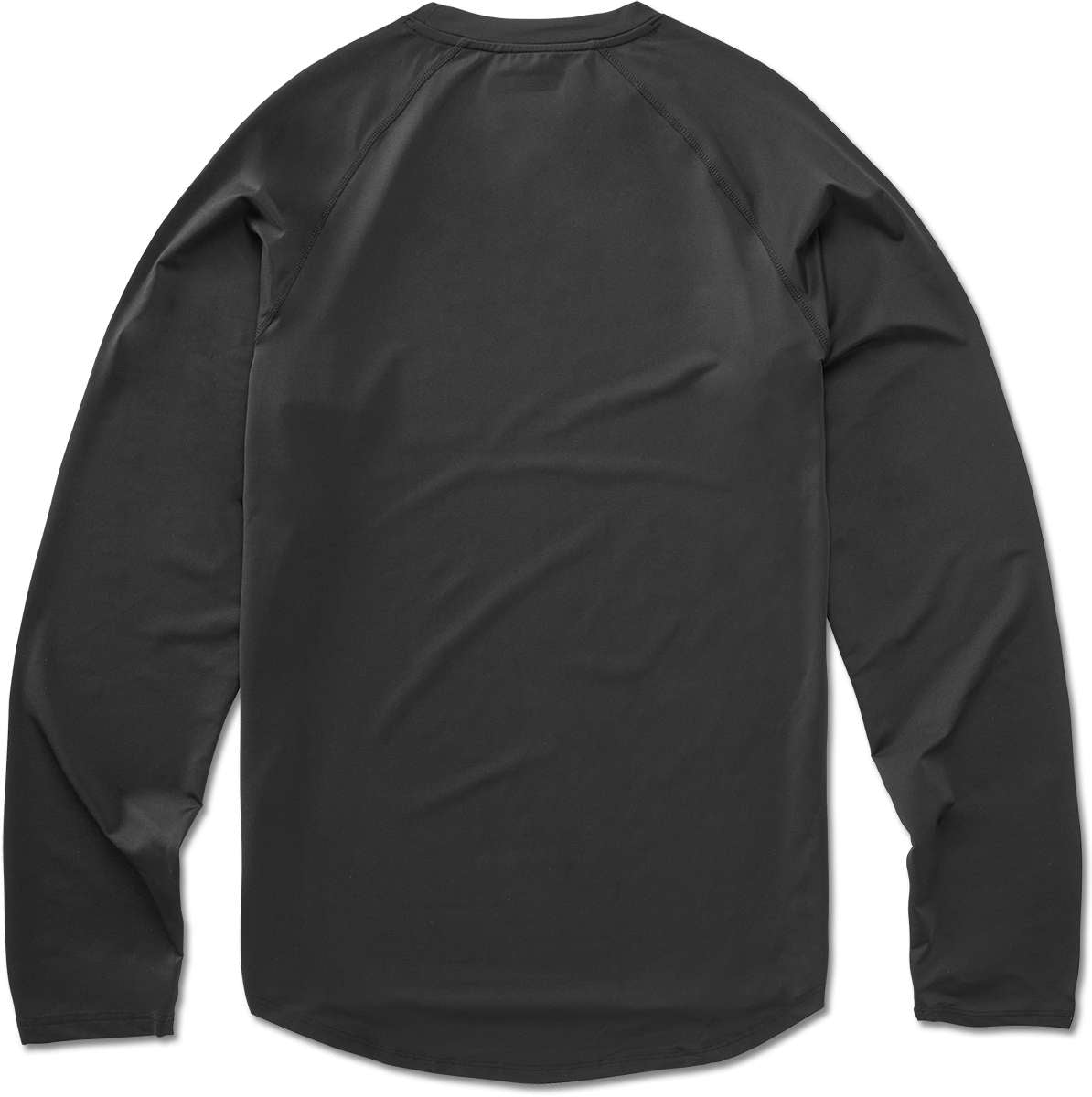 ThirtyTwo Ridelite Long Sleeve Shirt 2024 - A black long-sleeve shirt with a crew neck and raglan sleeves.