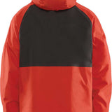 ThirtyTwo Spring Break x Pintail Powder Parka 2024 - A red and black parka with a hood, featuring a palm tree logo on the chest.