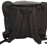 Transpack Edge 43L Boot Bag 2023-2024 - Black boot bag with zippered top and side pockets, featuring a handle on top.