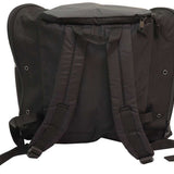 Transpack Edge 43L Boot Bag 2023-2024 - Black boot bag with zippered top and side pockets, featuring a handle on top.