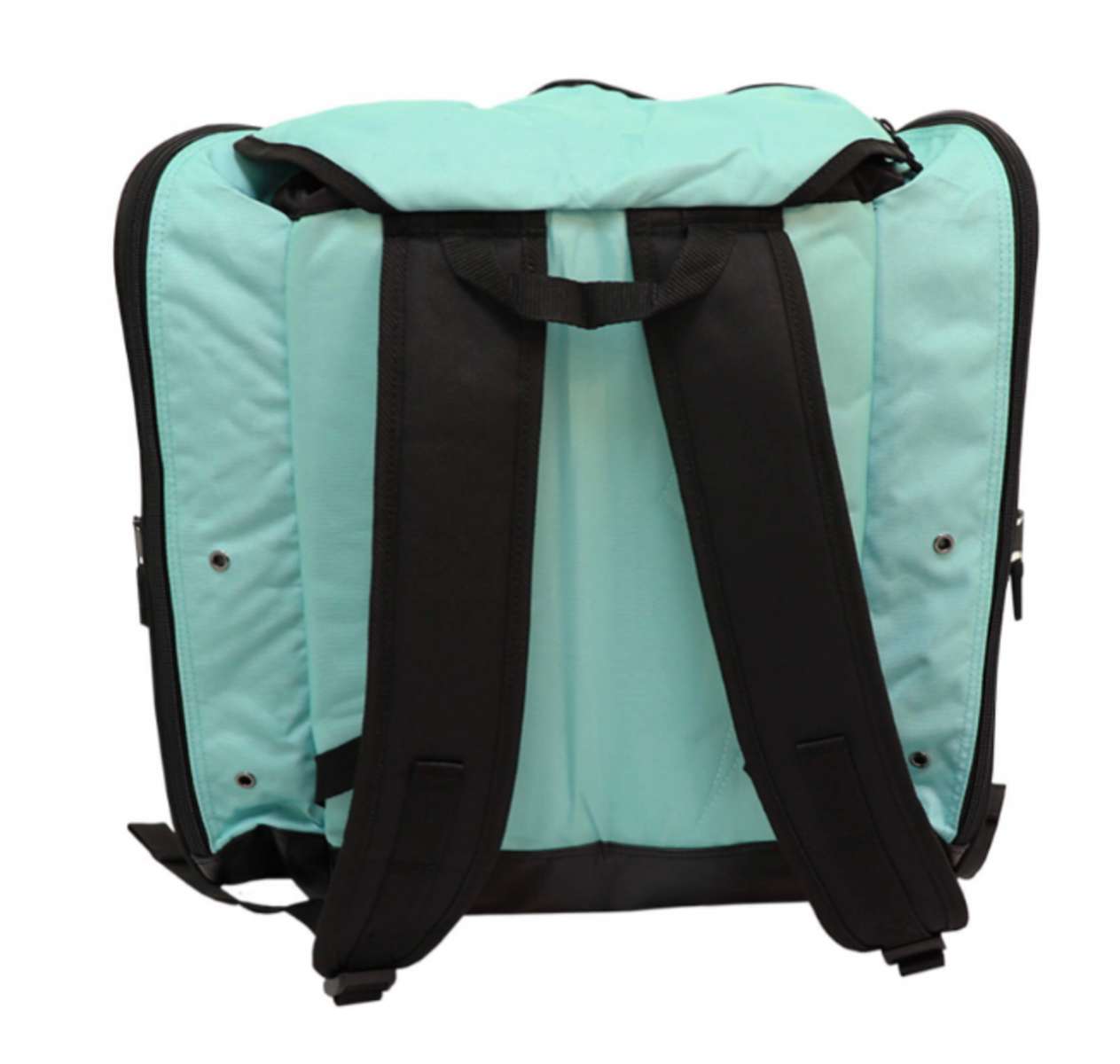 Transpack XTR Boot Bag 2024 - Black boot bag with zippered compartments and a handle on top.