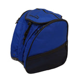 Transpack XTR Boot Bag 2024 - Blue bag with black trim, featuring a zippered top and side pockets.