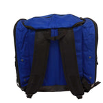 Transpack XTR Boot Bag 2024 - Blue bag with black trim, featuring a zippered top and two side pockets.