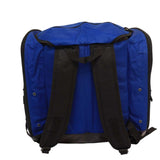Transpack XTR Boot Bag 2024 - Blue bag with black trim, featuring a zippered top and two side pockets.