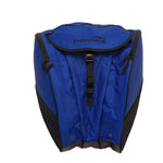 Transpack XTR Boot Bag 2024 - Blue bag with black trim, featuring a zippered top and two side pockets.