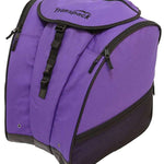 Transpack XTR Boot Bag 2024 - Black boot bag with zippered compartments and a handle on top.