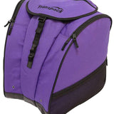 Transpack XTR Boot Bag 2024 - Black boot bag with zippered compartments and a handle on top.