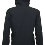 Turbine Baker Insulated Anorak Jacket 2024 - A black jacket with a hood, featuring a zippered front and two side pockets.