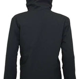 Turbine Baker Insulated Anorak Jacket 2024 - A black jacket with a hood, featuring a zippered front and two side pockets.
