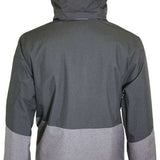 Turbine Beacon Insulated Jacket 2021-2022 - A dark gray jacket with a hood, featuring a zippered chest pocket and two side pockets.