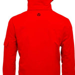 Turbine Bomber Insulated Jacket 2024 - A red jacket with a black zipper and logo on the back.