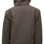 Turbine Boys Method Insulated Jacket 2024 - A dark brown insulated jacket with a hood, featuring a zippered front and two side pockets.