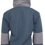 Turbine Boys Ripper Insulated Anorak Jacket 2024 - A blue and grey jacket with a hood, featuring two zippered pockets on the front.
