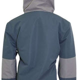 Turbine Boys Ripper Insulated Anorak Jacket 2024 - A blue and grey jacket with a hood, featuring two zippered pockets on the front.