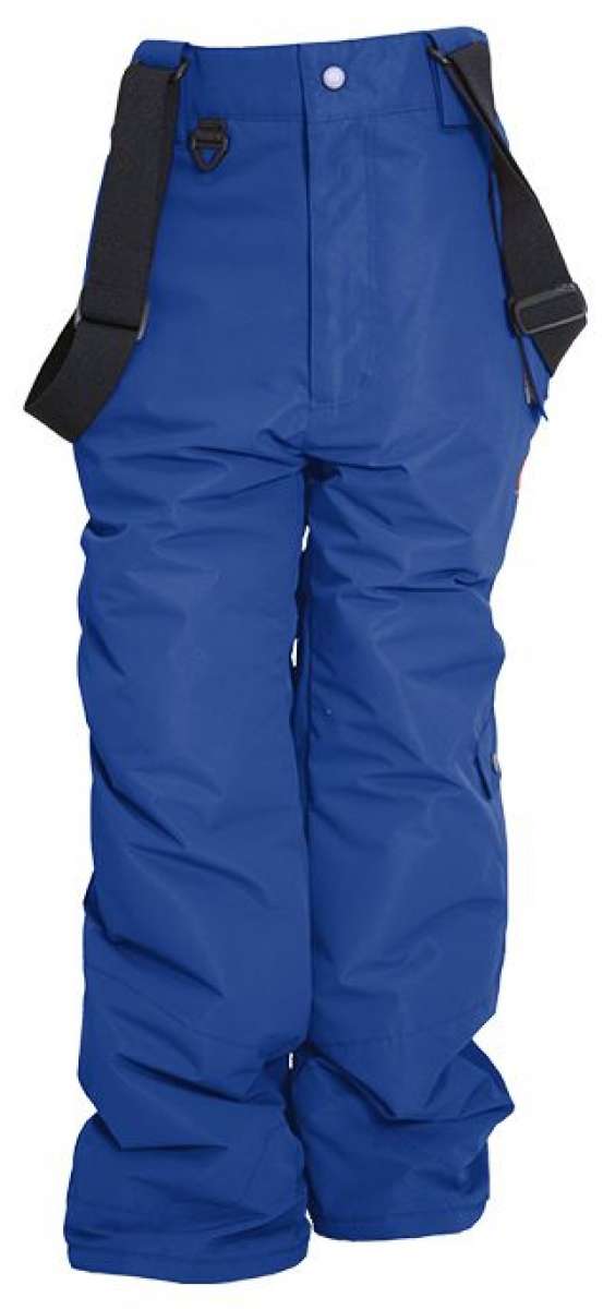 Turbine Boys Rodeo Insulated Pants 2024 - Dark blue snow pants with black adjustable straps on the sides and a small pocket on the right side.