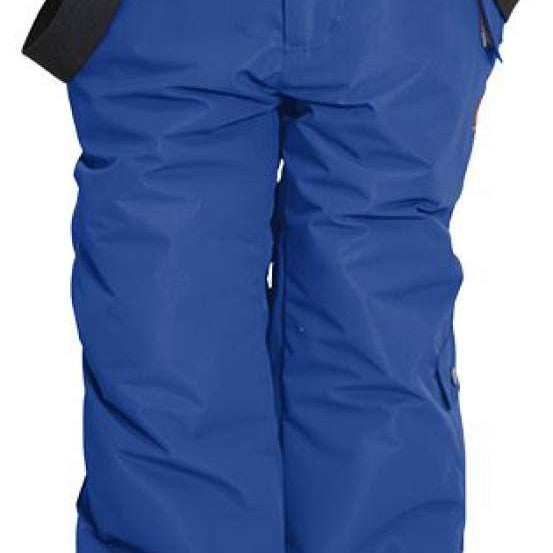 Turbine Boys Rodeo Insulated Pants 2024 - Dark blue snow pants with black adjustable straps on the sides and a small pocket on the right side.