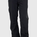 Turbine E2F Shell Pant 2021 - Black snow pants with a silver snap button on the waistband.